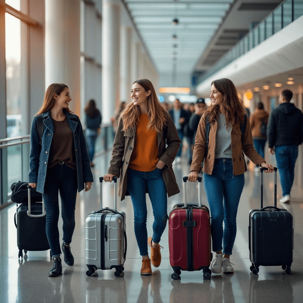 International Students arrive in Uk